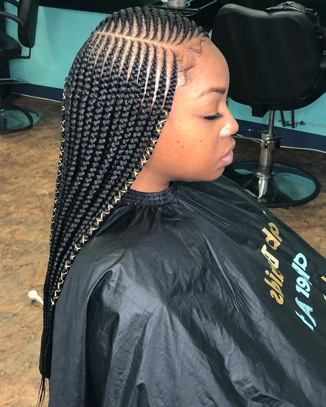 African Braids Hairstyles For Most Recently Released Side Part Voluminous Braid Hairstyles (View 4 of 20)