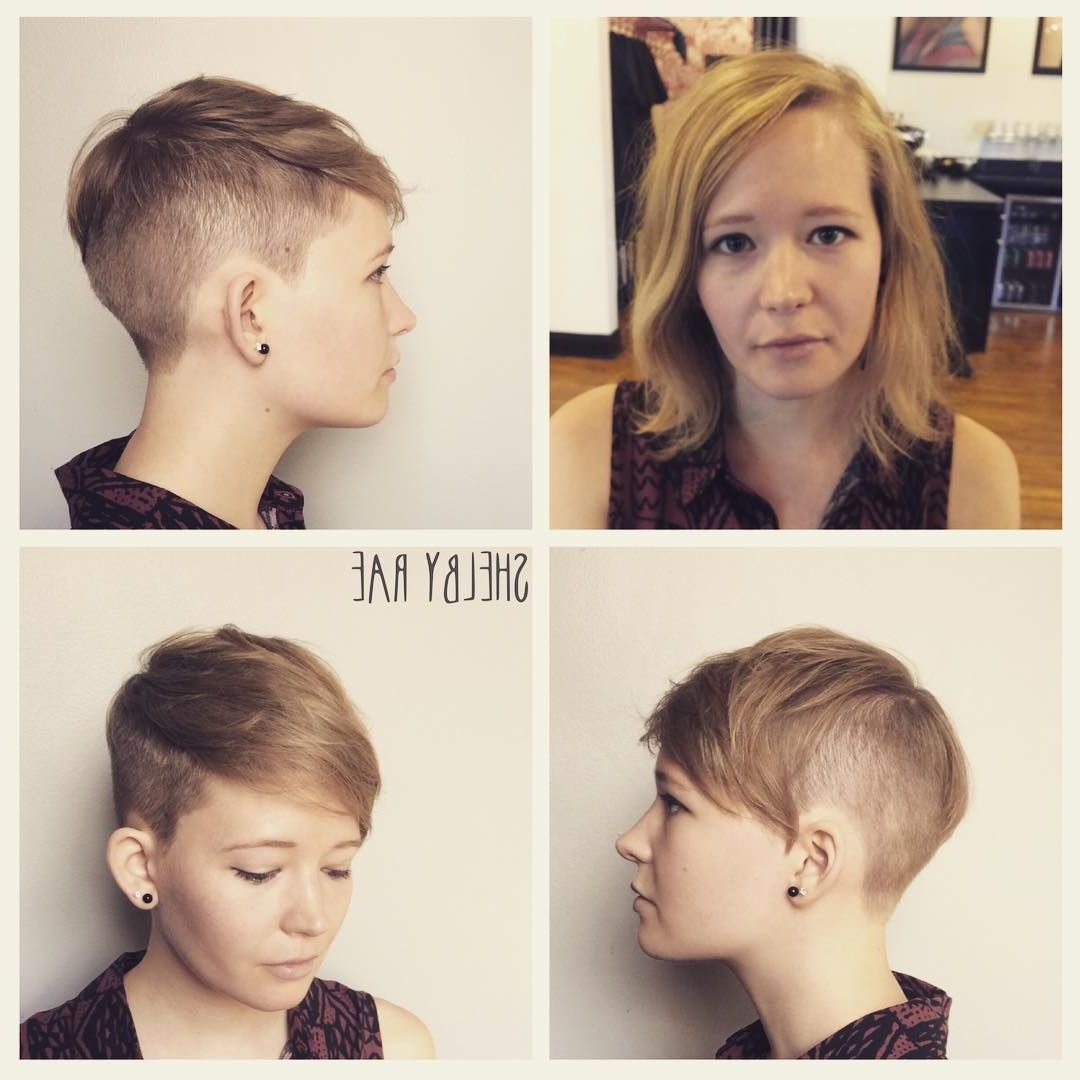 Before And After!! Convertible Disconnected Pixie, Undercut With Preferred Disconnected Pixie Haircuts For Fine Hair (View 4 of 20)