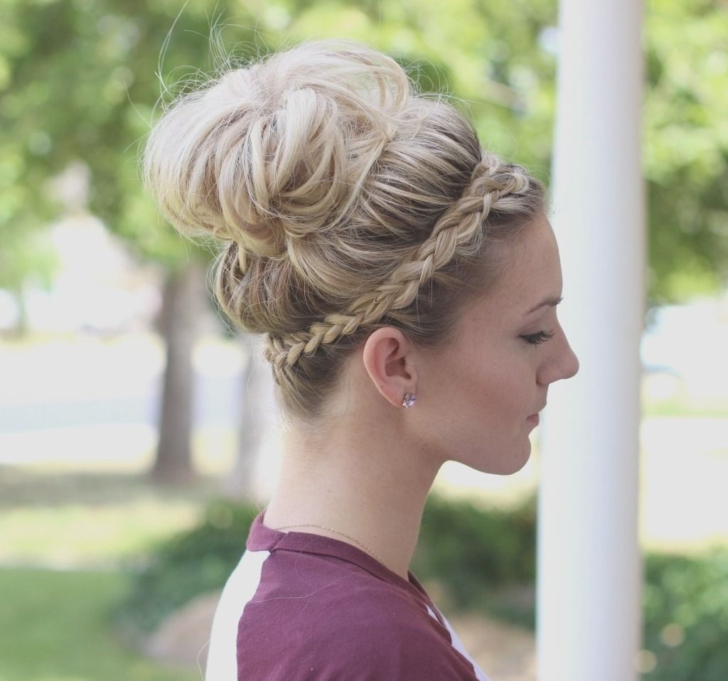 Best And Newest Messy Crown Braid Hairstyles Inside Braided Messy Buns How To Crown Braid Messy Bun Youtube (Gallery 20 of 20)