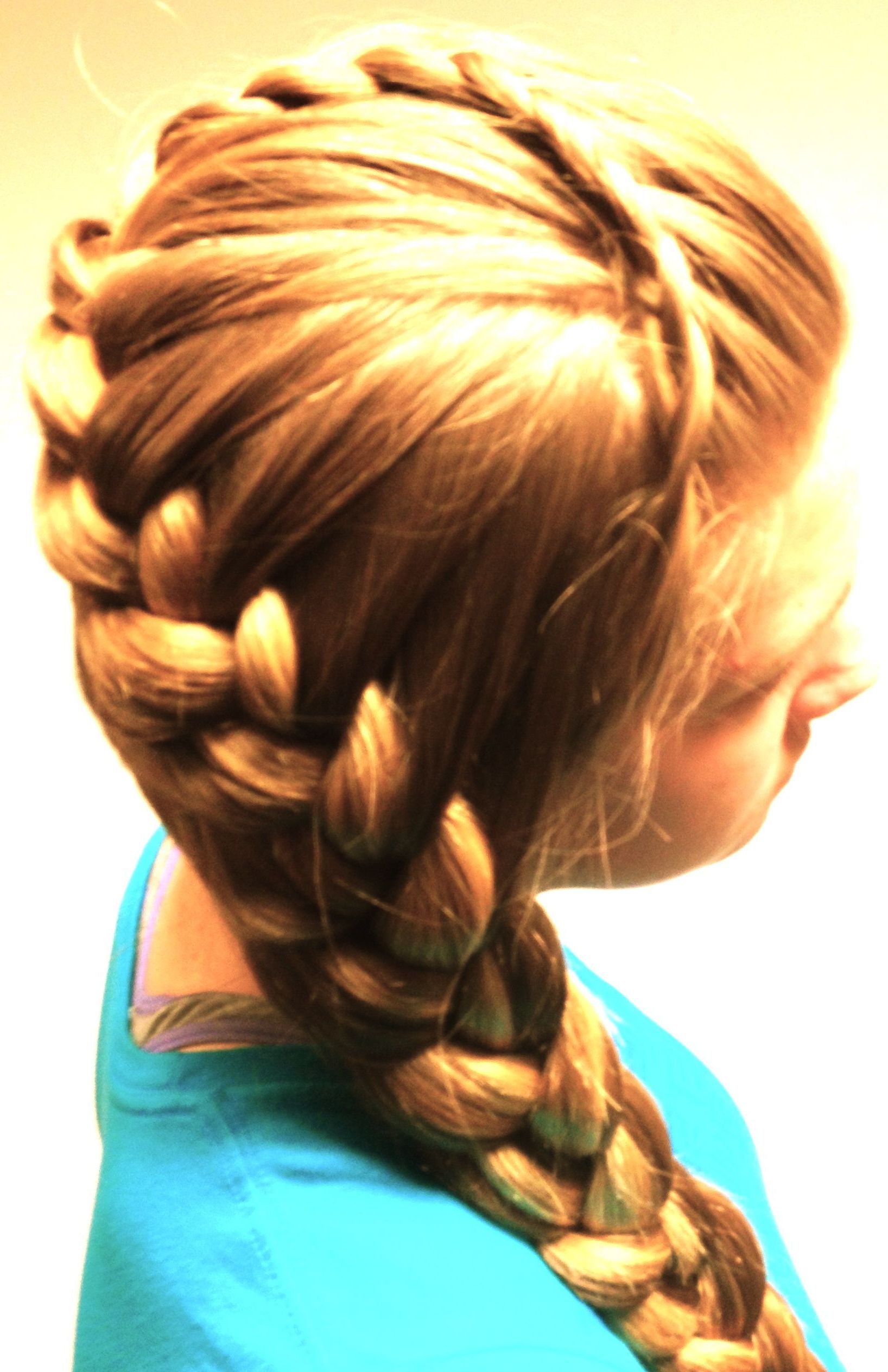 Braided Hairstyle: Asymmetrical Halo French Braid In 2019 For Favorite Asymmetrical French Braid Hairstyles (View 1 of 20)