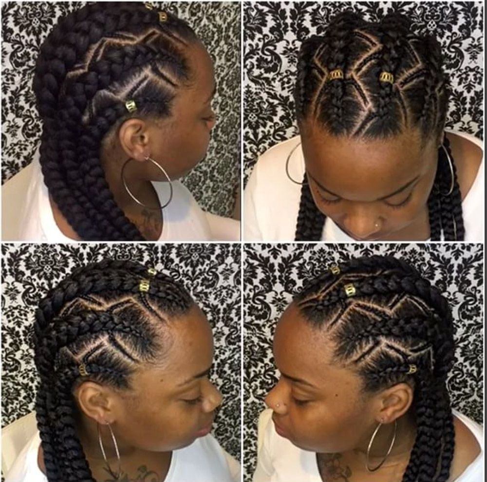 Braids Regarding Most Up To Date Zig Zag Cornrows Hairstyles (View 9 of 20)