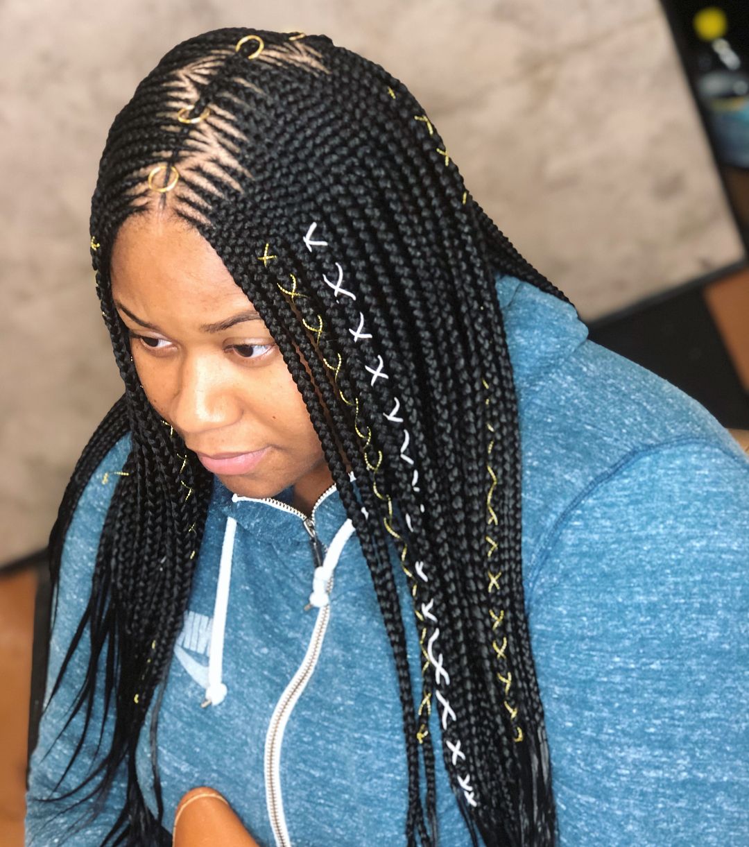 Half Cornrows Half Braids Hairstyles : Latest Fabulous 2019 In Most Popular Half Braided Hairstyles (View 20 of 20)
