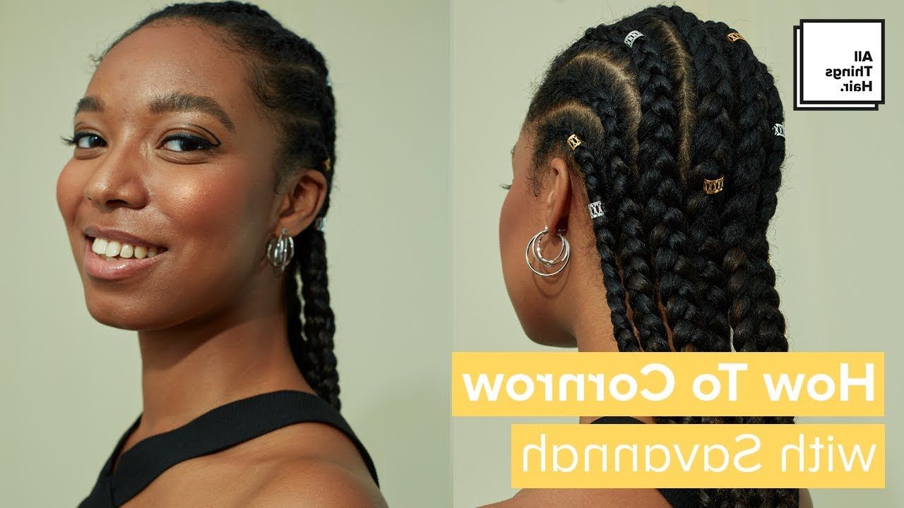 How To Cornrow Braid Your Hair (View 6 of 20)