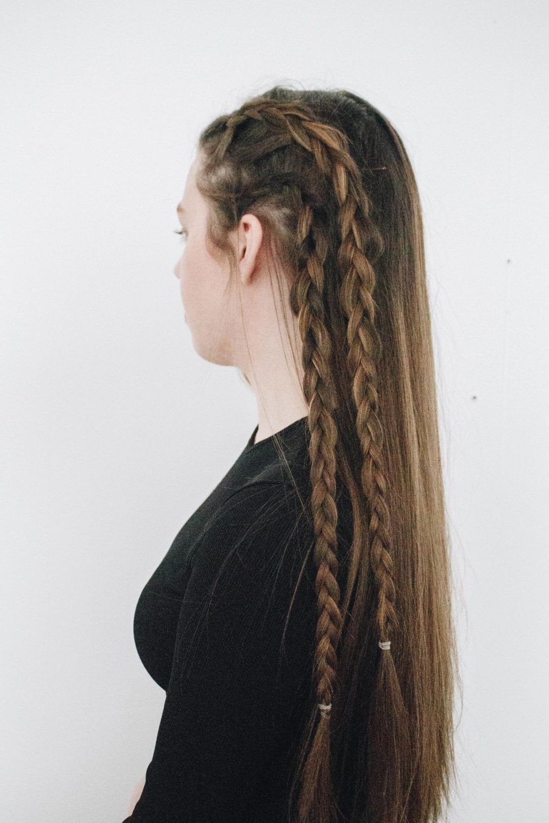 Latest Cornrow Accent Braids Hairstyles Intended For Double Dutch Accent Braids (Gallery 19 of 20)