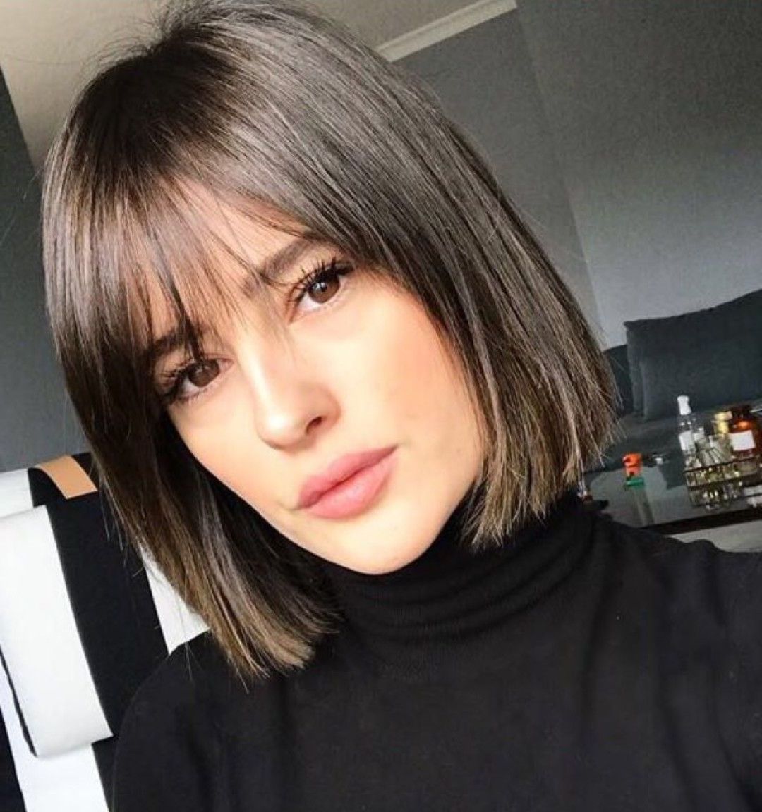 Latest Short Black Bob Hairstyles With Bangs Pertaining To Next Haircut (View 16 of 20)