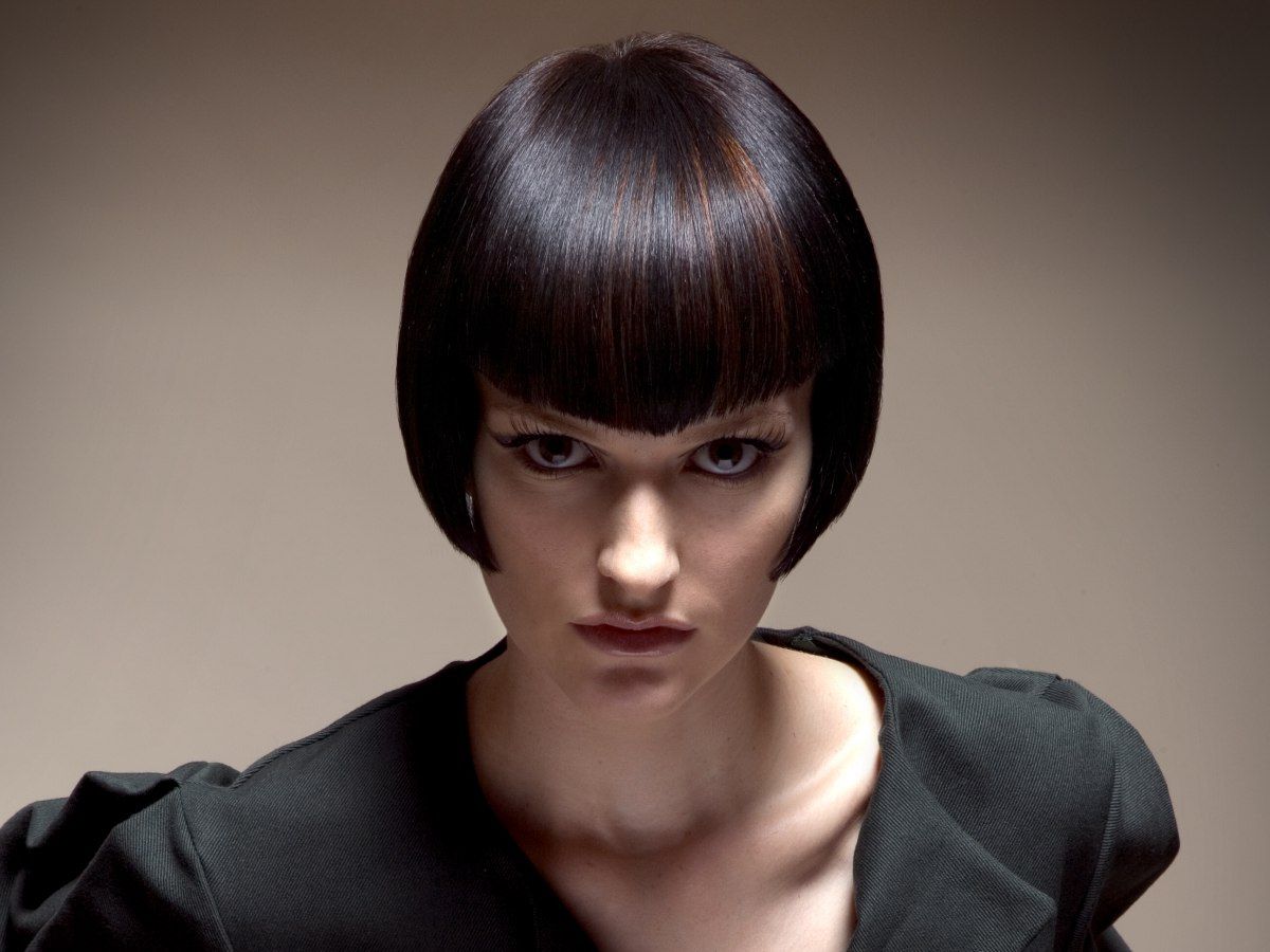 Modern Bob Haircuts With Bangs – Page 14 In Newest Smooth Bob Hairstyles (View 19 of 20)