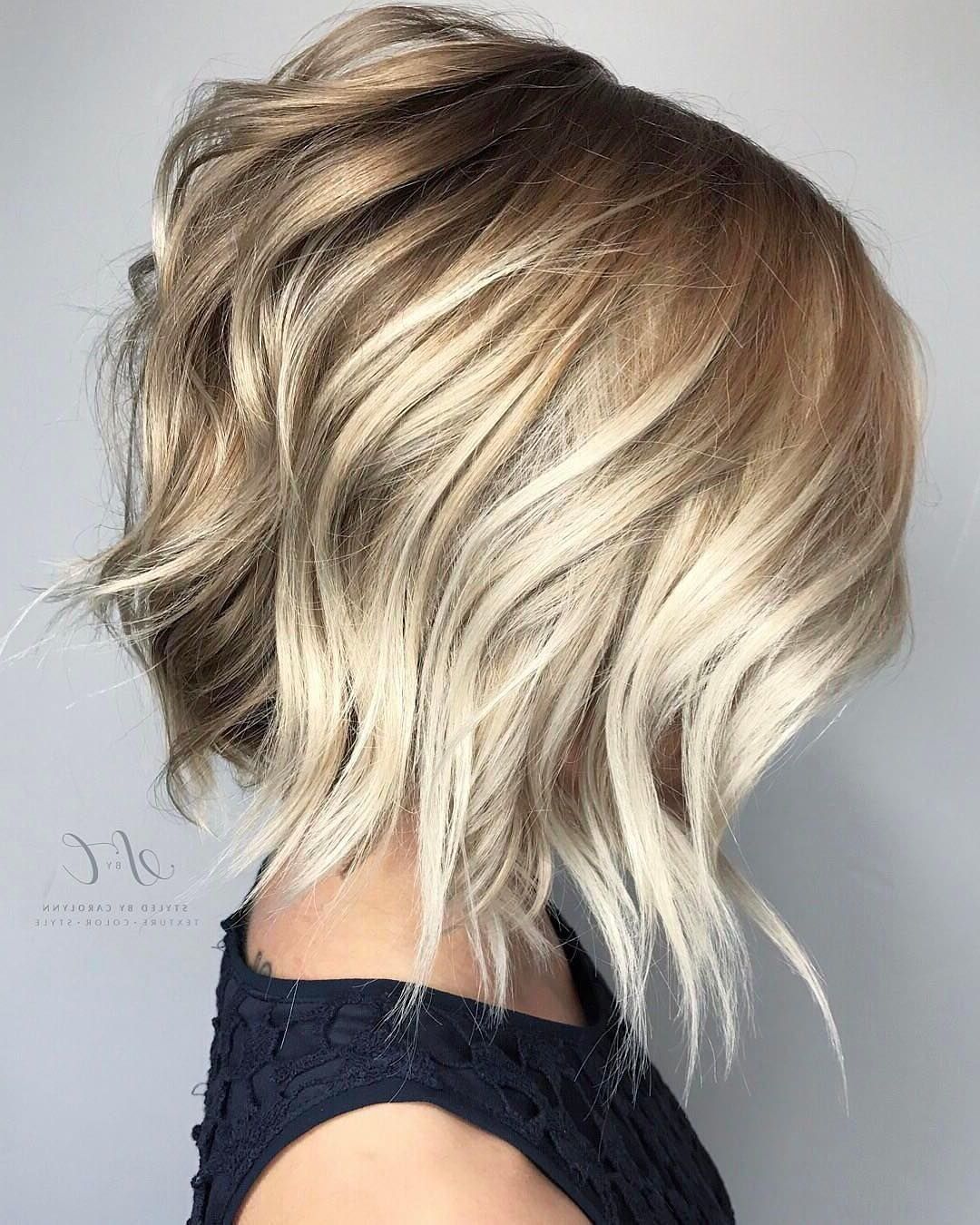 Most Current Sassy Angled Blonde Bob Hairstyles In Pinmegan Lawrence On Hairstyles To Try (View 6 of 20)