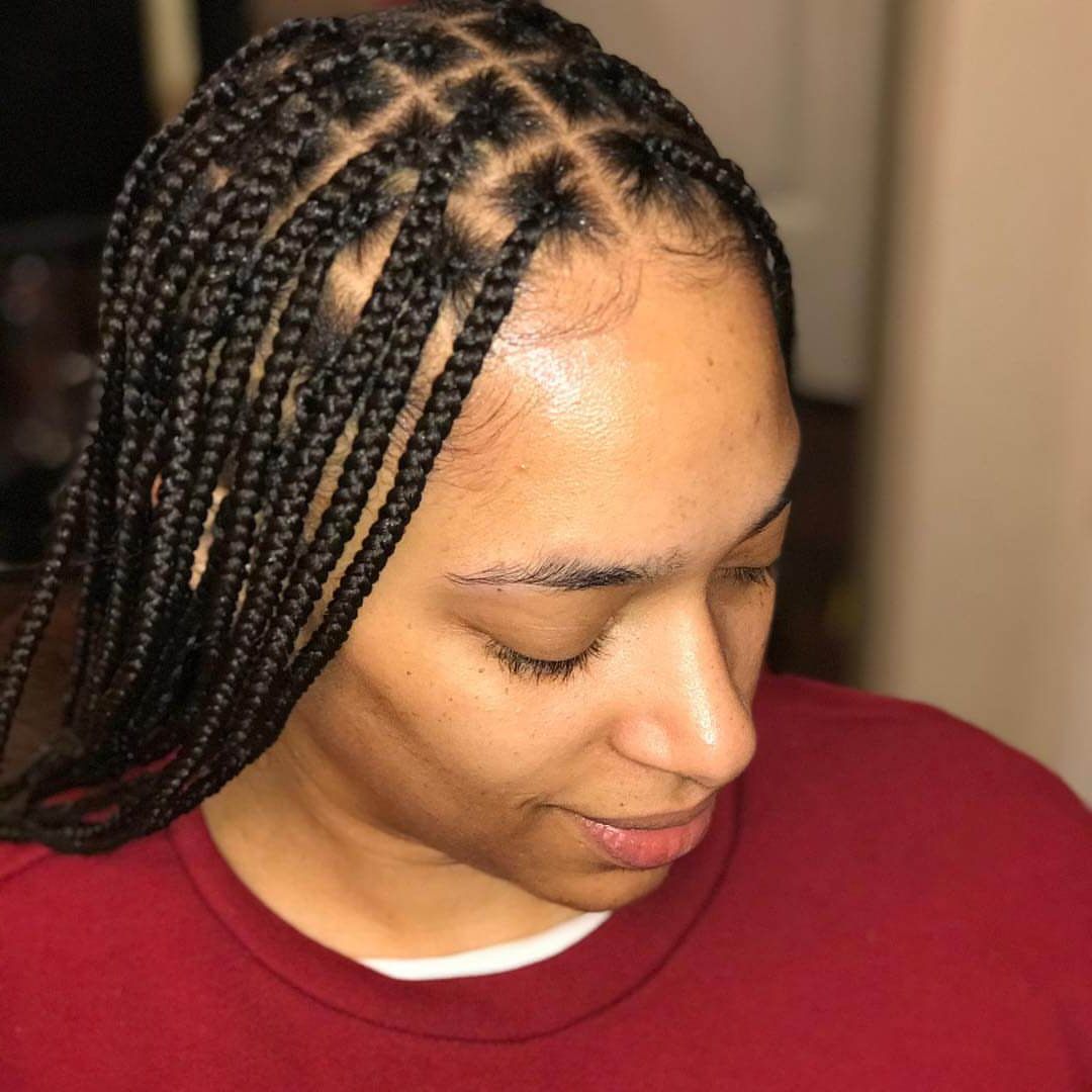Most Up To Date Medium Sized Braids Hairstyles Intended For Top 20 Knotless Box Braids Hairstyles (View 15 of 20)