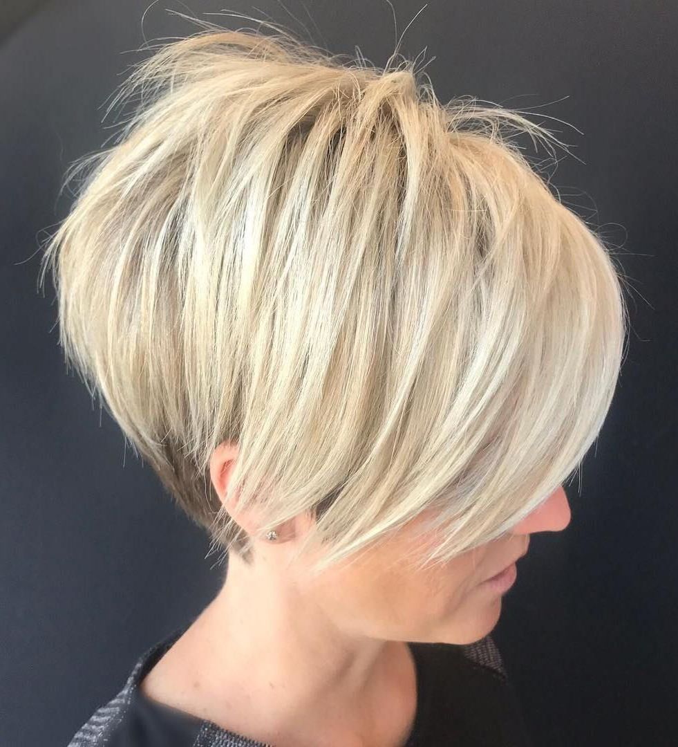 Pin On Hair Styles Inside Current Short Choppy Layers Pixie Bob Hairstyles (View 4 of 20)