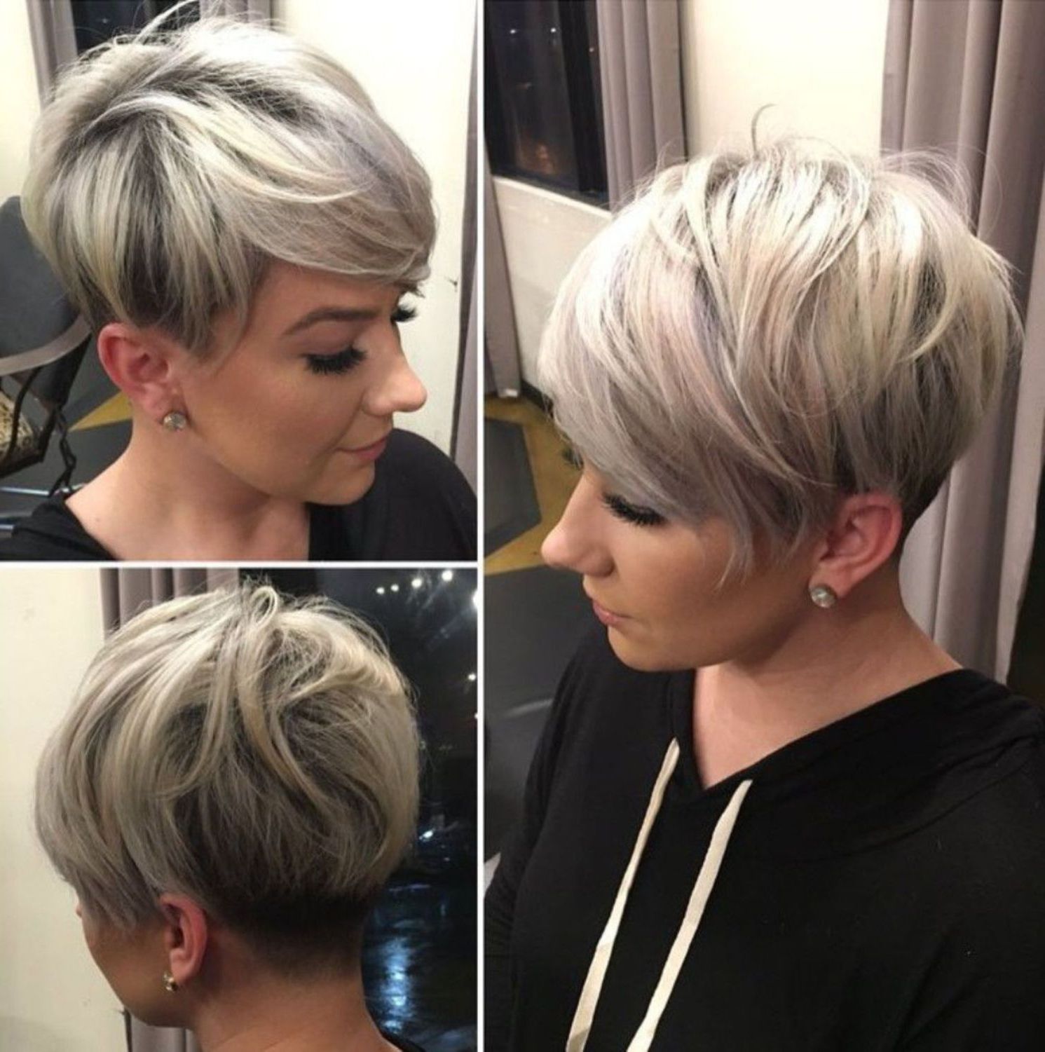 Pin On Silver Pixie, Curls, And Growout Goals Pertaining To Widely Used Sassy Short Pixie Haircuts With Bangs (View 1 of 20)