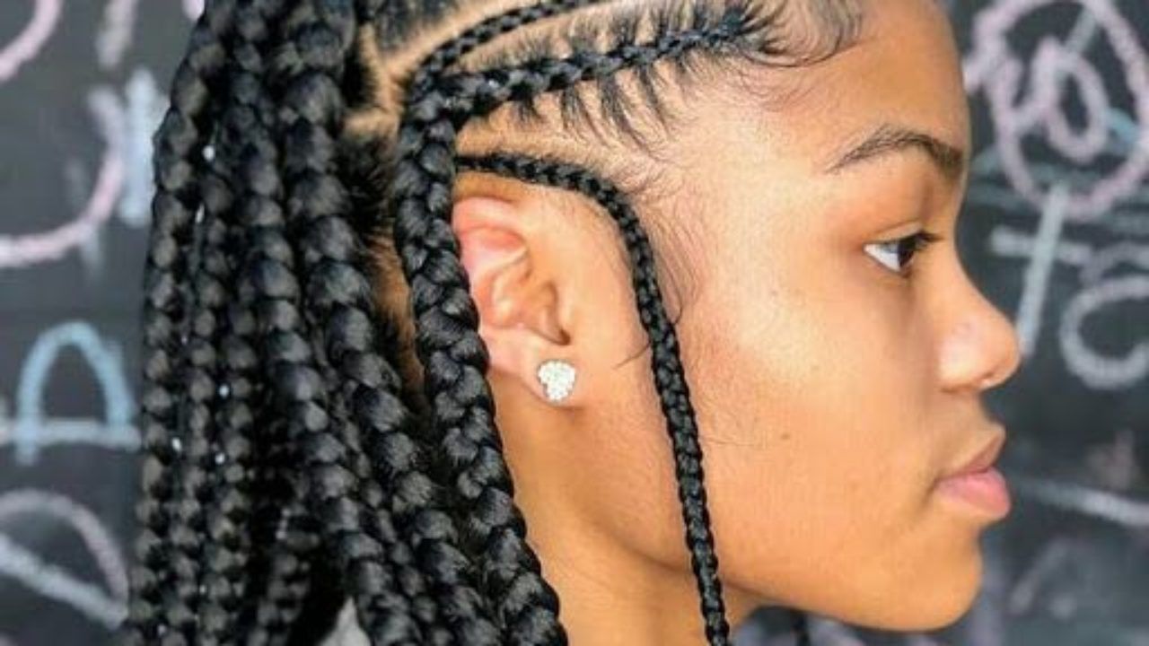 Popular Accessorized Straight Backs Braids For 95 Finest Ghana Braids Styles For 2019 – Easy Hairstyles (View 16 of 20)