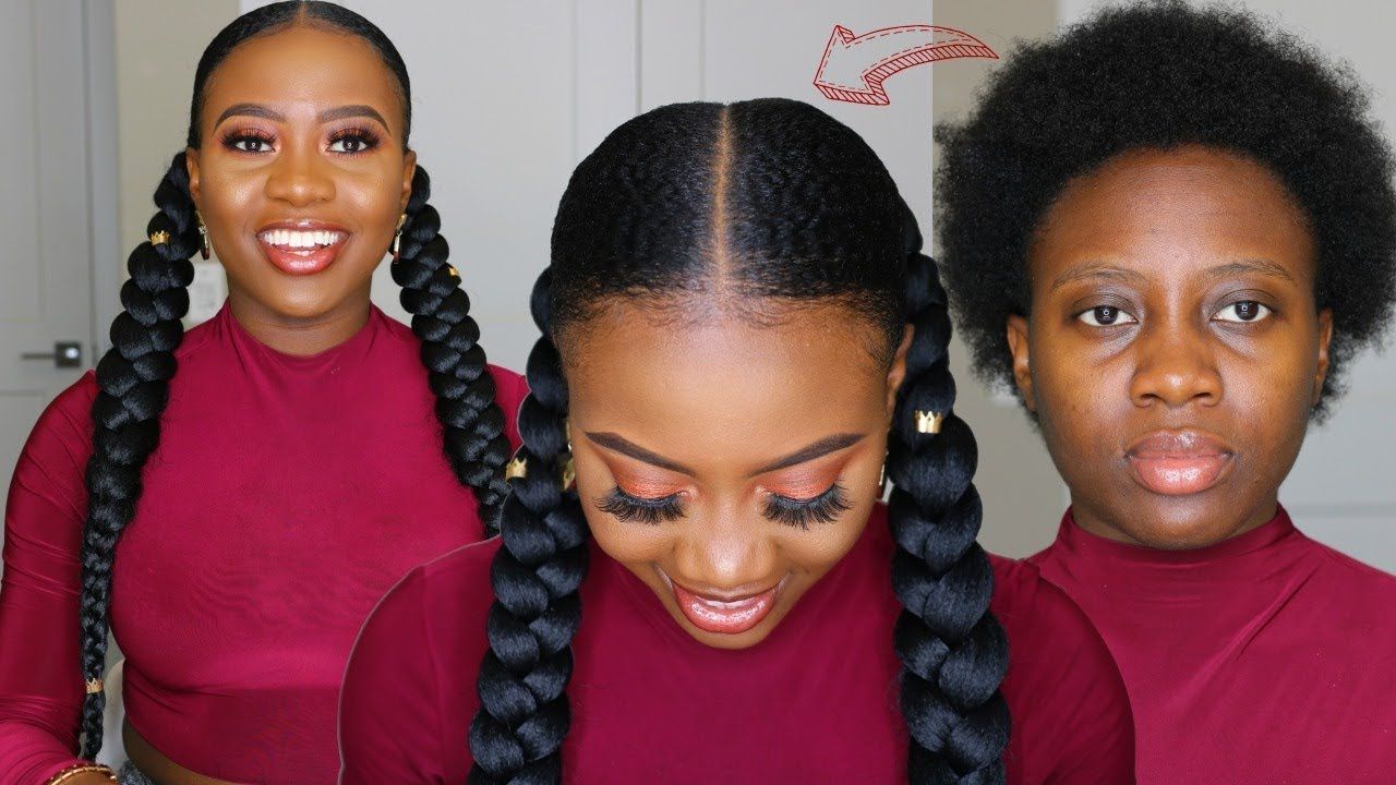 Short Hair Protective Style For Latest Slicking Down Braids Hairstyles (View 5 of 20)