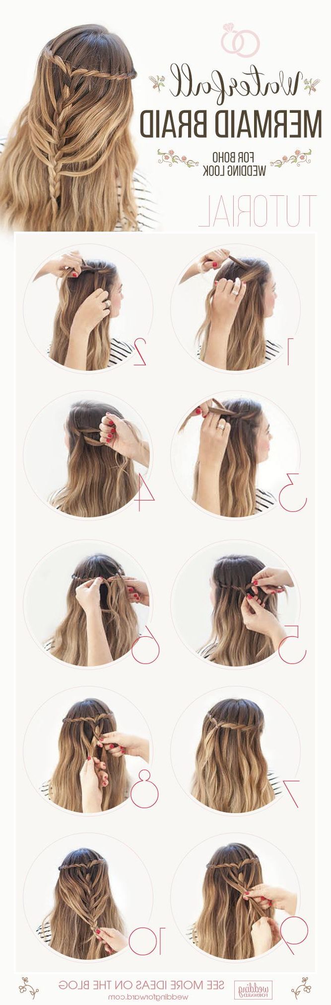 Wedding Forward Throughout Most Current Headband Braid Hairstyles With Long Waves (View 19 of 20)
