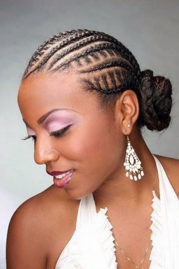 Well Known Plaited Low Bun Braid Hairstyles Intended For African Hair Braiding : We Really Like This Braided Low Bun (View 15 of 20)
