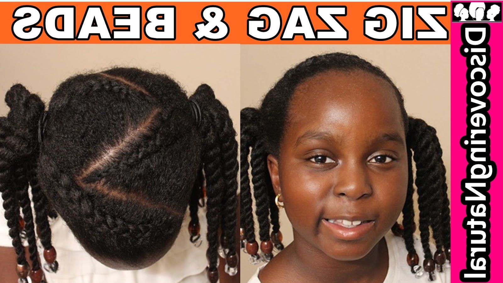 Well Known Zig Zag Cornrows Hairstyles With Discoveringnatural: How To Do Zig Zag Cornrows & Beads +  (View 12 of 20)