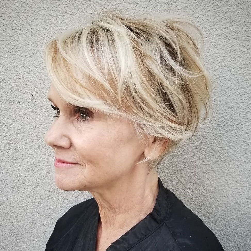 Famous Feathery Bangs Hairstyles With A Shaggy Pixie Intended For 50 Hottest Pixie Cut Hairstyles To Spice Up Your Looks For  (View 12 of 20)
