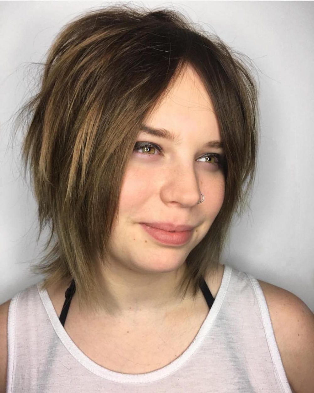 Favorite Choppy Shag Hairstyles With Short Feathered Bangs Within Top 25 Short Shag Haircuts To Get In  (View 7 of 20)