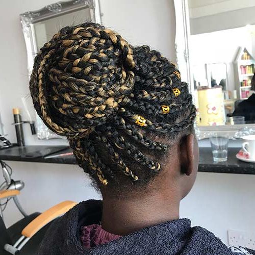 20 Beautiful Braided Updos For Black Women Intended For Best And Newest Braided Beautiful Updo Hairstyles (View 3 of 20)