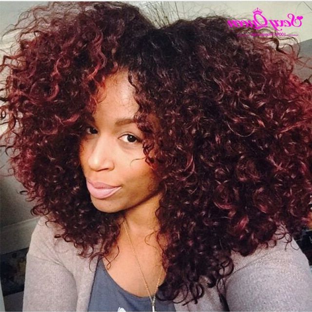 2017 Hot Pink Highlights On Gray Curls Hairstyles Throughout Sexy Formula Hair Malaysian Curly With Closure 4bundles (View 11 of 20)
