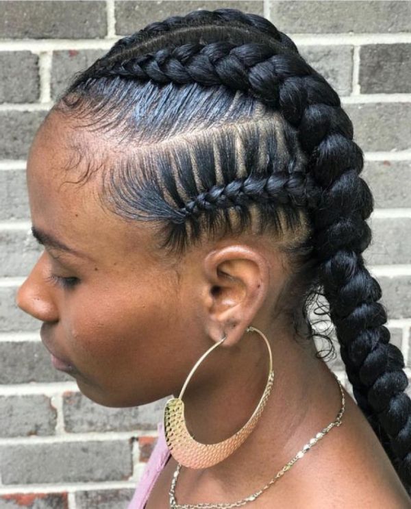 42 Catchy Cornrow Braids Hairstyles Ideas To Try In 2019 For Fashionable Intricate Braided Updo Hairstyles (View 8 of 20)