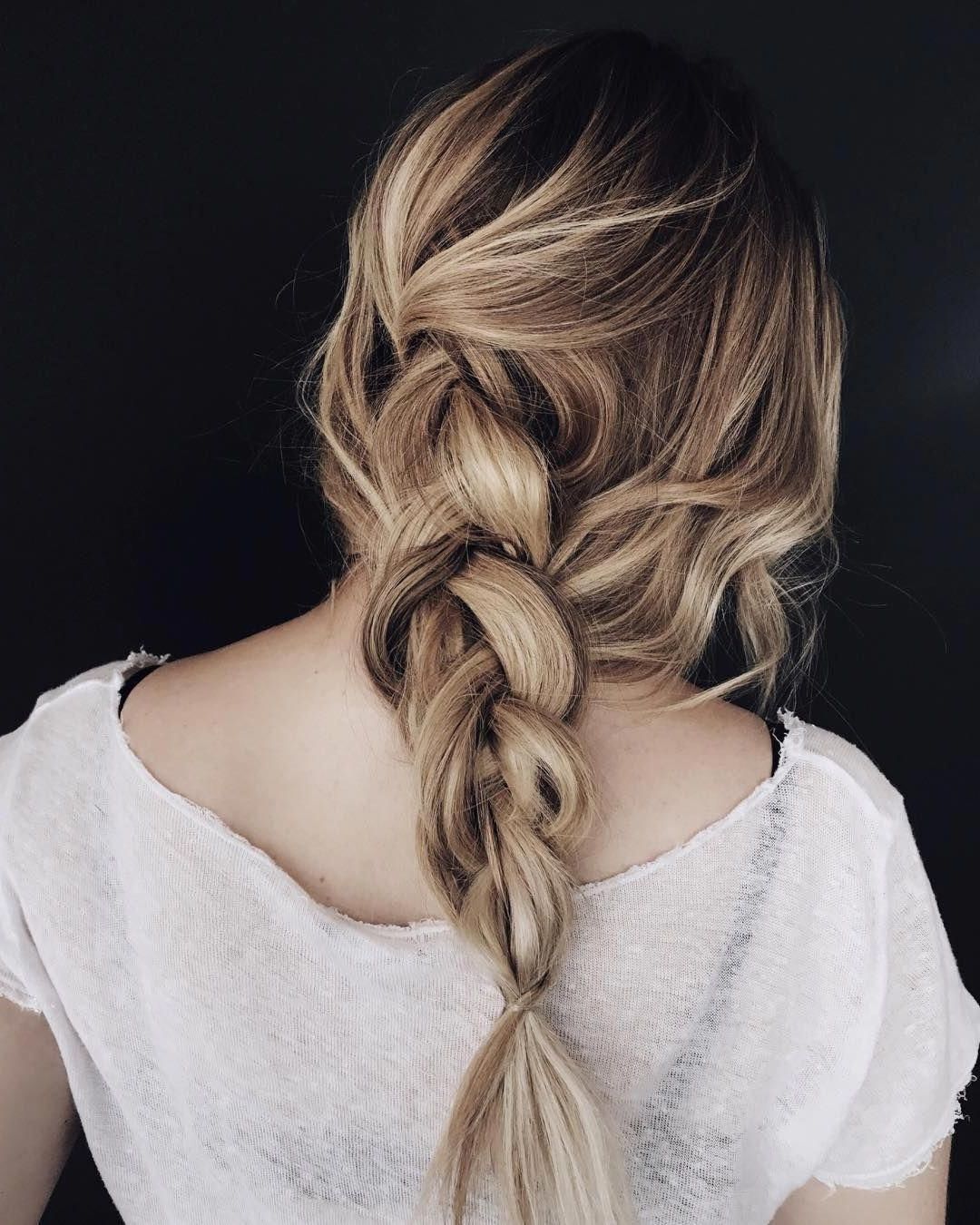 8 Messy, Easy Braid Ideas To Copy – Best Braided Within 2019 Messy Twisted Braid Hairstyles (View 1 of 20)