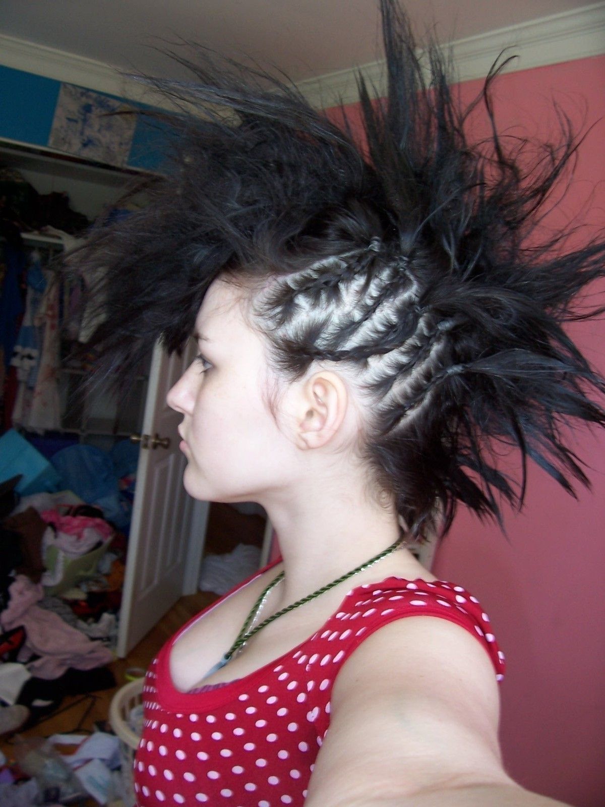 Braided Mohawk · A Mohawk Hairstyle · Hair Styling On Cut Throughout Popular Pouf Braided Mohawk Hairstyles (View 19 of 20)