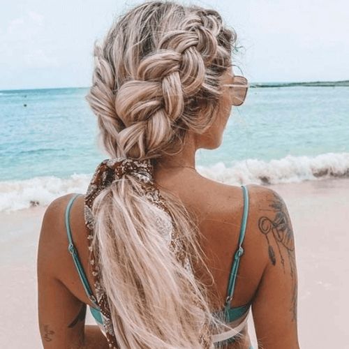 Famous Five Dutch Braid Ponytail Hairstyles Intended For 50 Coolest Ways To Sport A Ponytail Hair Motive (Gallery 20 of 20)