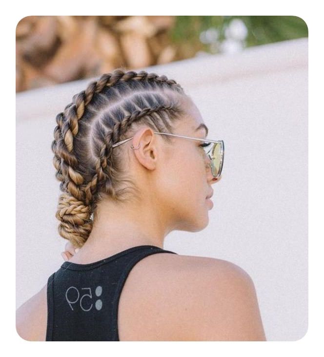 Fashionable Rope And Braid Hairstyles Throughout 78 Unique And Fashionable Rope Braid Hairstyles (View 12 of 20)