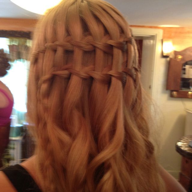 Favorite Double Rose Braids Hairstyles Throughout Double Waterfall Braid! (View 10 of 20)