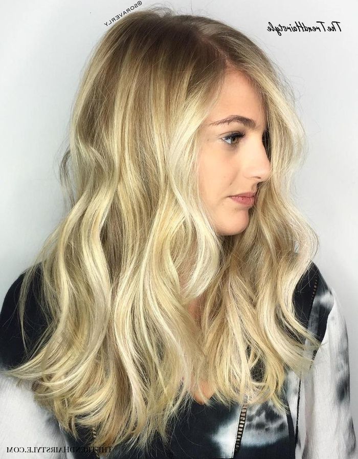 Flipped Out Straight Hair – 30 Best Hairstyles For Long For Best And Newest Blonde Balayage On Long Voluminous Hairstyles (View 17 of 20)