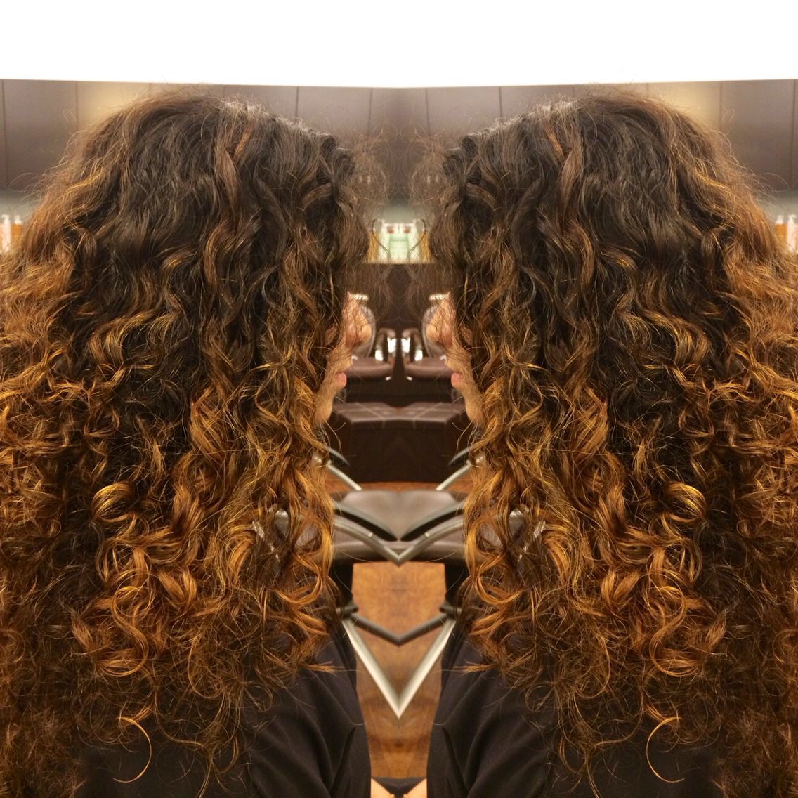 Most Current Copper Curls Balayage Hairstyles For Curly Hair Balayage. Hairme #lindseymarino At (Gallery 20 of 20)