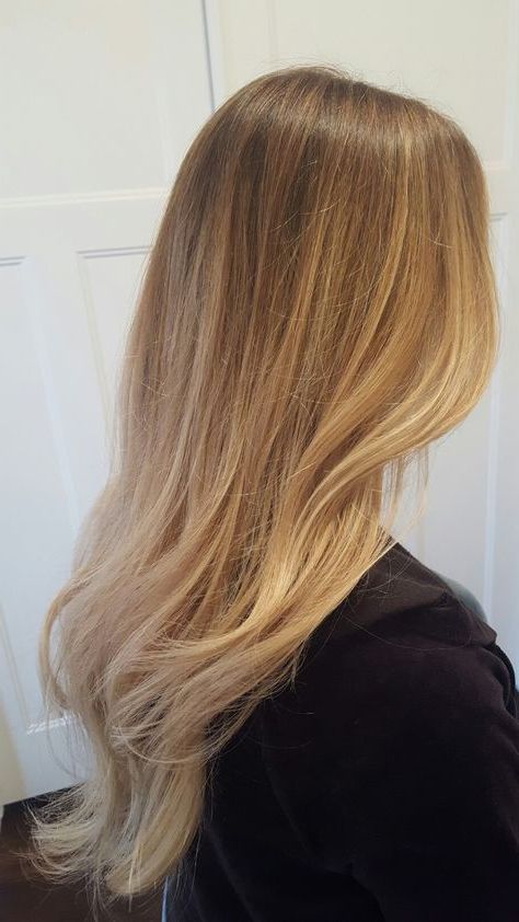 Most Recent Curls Hairstyles With Honey Blonde Balayage Intended For Blonde Balyage. Ombre. Babylights (View 19 of 20)