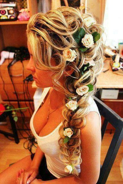 Most Recently Released Rolled Roses Braids Hairstyles With Roses Weave Braid Love It (with Images) (View 19 of 20)