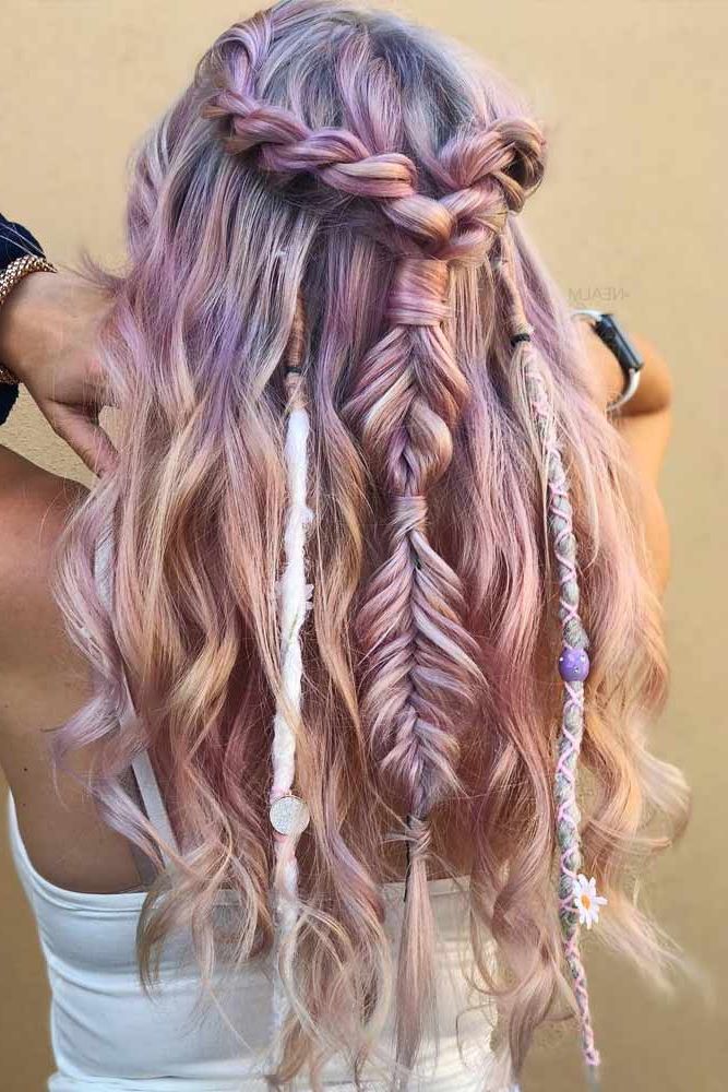 Newest Boho Braided Half Do Hairstyles For 60+ Best Bohemian Hairstyles That Turn Heads (View 3 of 20)