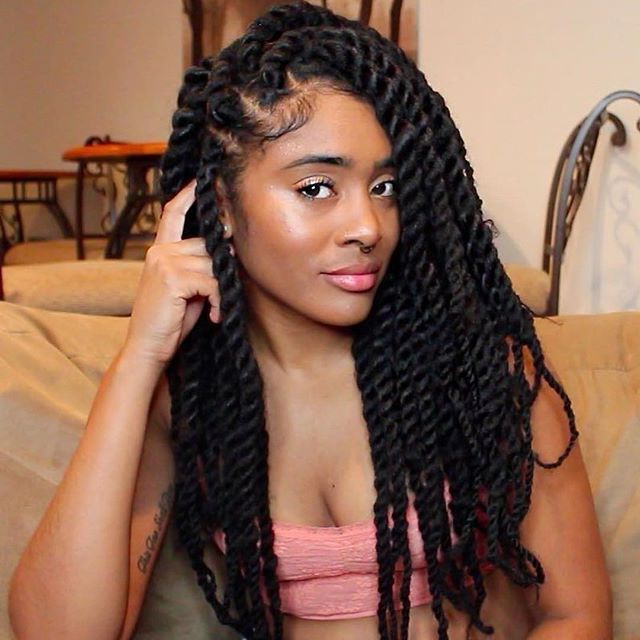Preferred Marley Twists High Ponytail Hairstyles Intended For @samejoeshow Marley Twist (View 15 of 20)