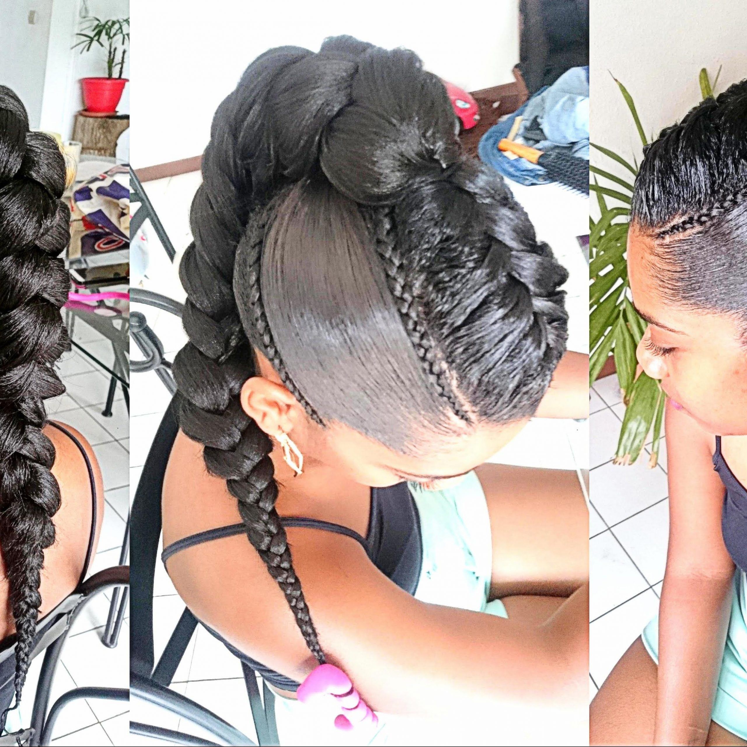 Trendy Mohawk French Braid Hairstyles Inside New Mohawk Style With A "french" Braid, Mini Cornrows & A (View 19 of 20)