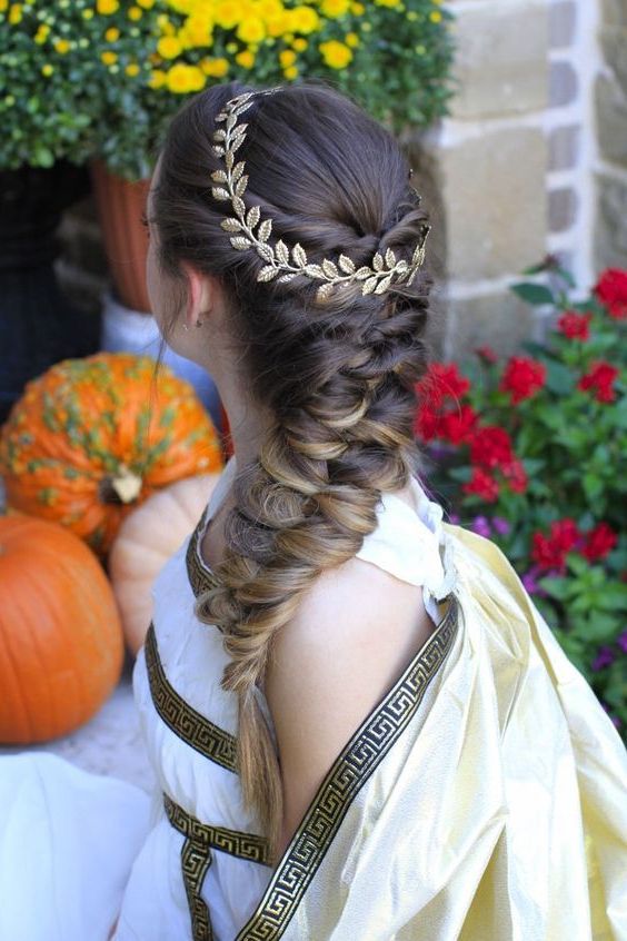 Wedding Hair Inspiredancient Greek Goddesses Throughout Fashionable Greek Goddess Braid Hairstyles (View 18 of 20)