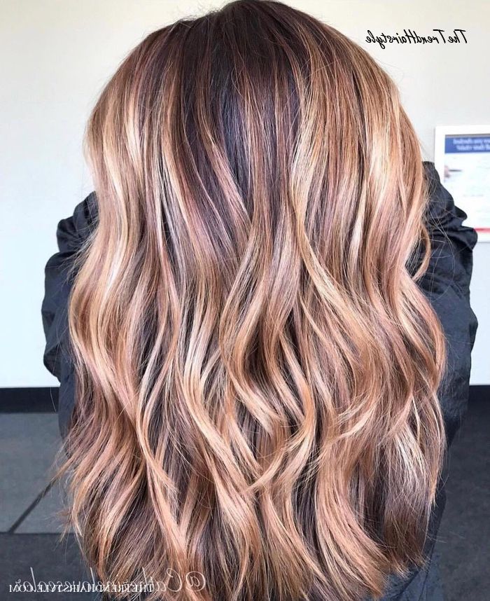 Well Liked Tight Chocolate Curls Hairstyles With Caramel Touches Within Caramel With Blonde – 60 Looks With Caramel Highlights On (Gallery 20 of 20)