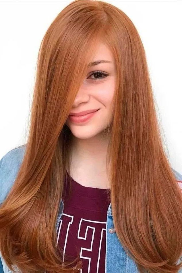 110 Most Popular Copper Hair Color With Highlights Ombre Intended For Natural Brown Hairstyles With Barely There Red Highlights (View 16 of 20)