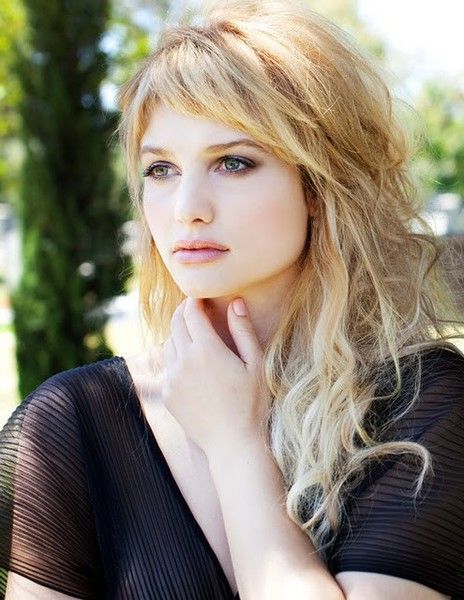 18 Freshest Long Layered Hairstyles With Bangs: Face Regarding Recent Full Fringe And Face Framing Layers Hairstyles (View 11 of 20)
