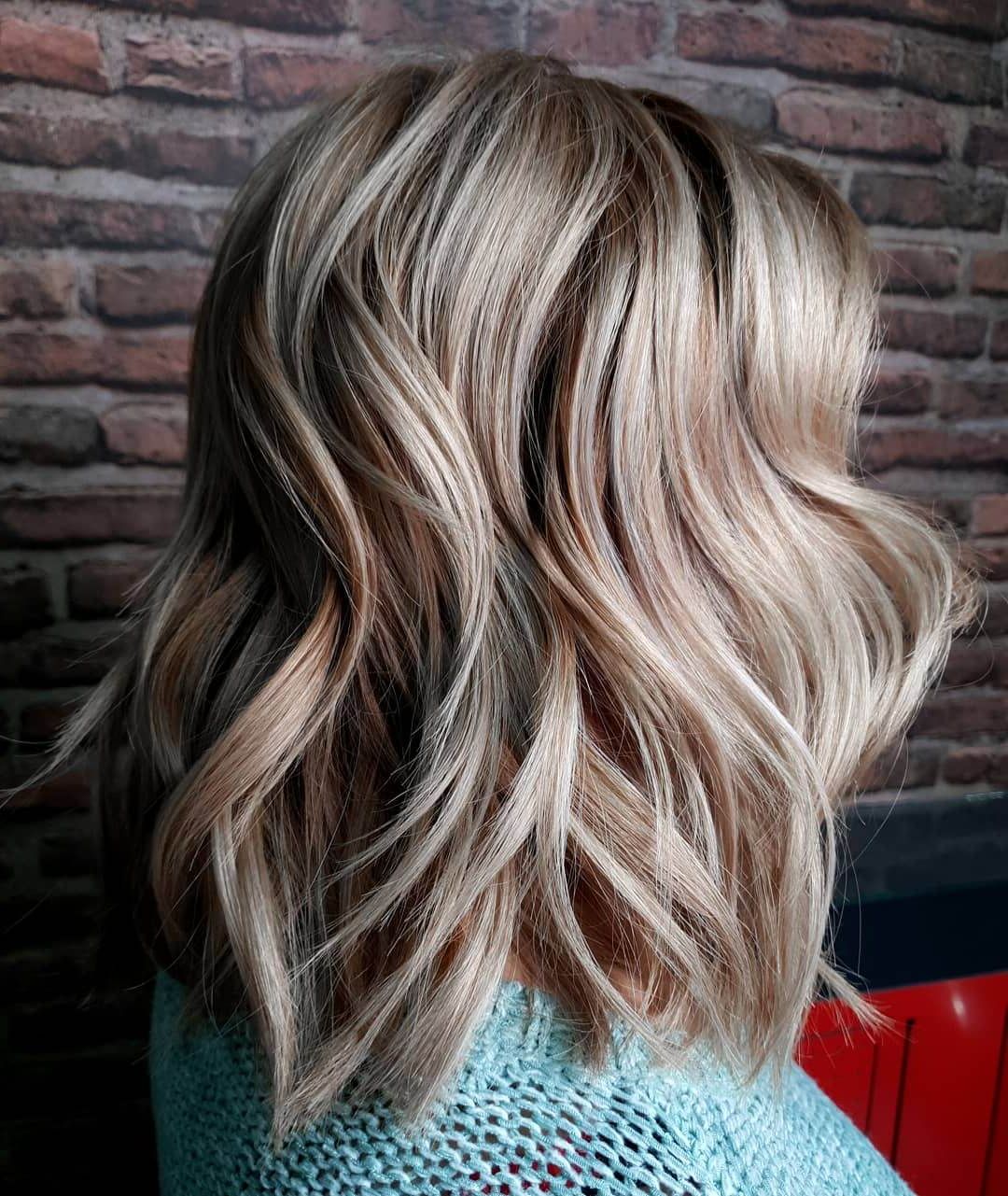 20 Fascinating Long Layered Bob Haircuts With White Blonde Curly Layered Bob Hairstyles (View 20 of 20)