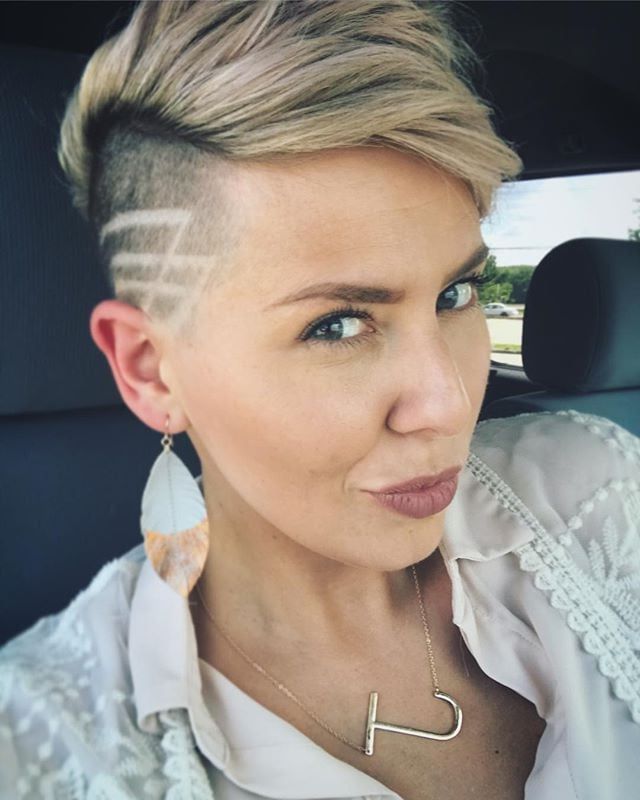 2018 Shaved Sides Pixie Hairstyles Regarding 25 Trendiest Shaved Hairstyles For Women – Haircuts (View 10 of 20)