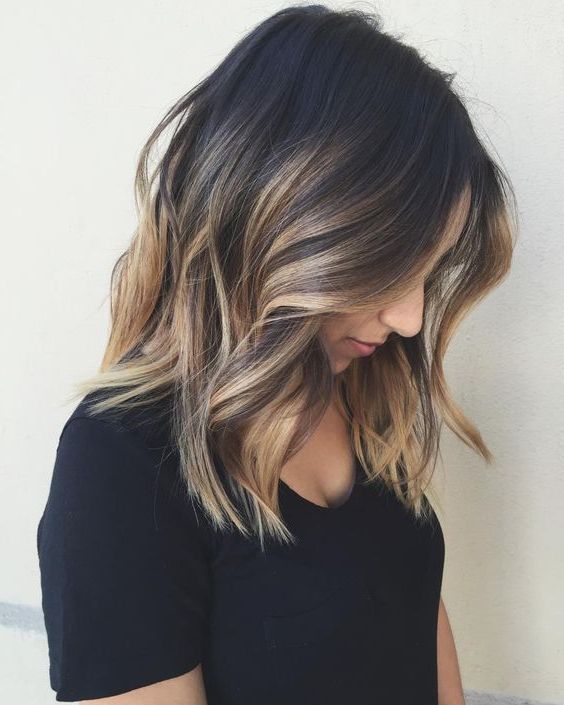 25 Amazing Lob Hairstyles That Will Look Great On Everyone With Balayage Highlights For Long Bob Hairstyles (Gallery 20 of 20)
