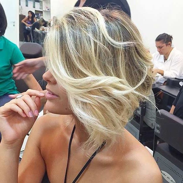 31 Cool Balayage Ideas For Short Hair | Page 3 Of 3 | Stayglam In Blonde Balayage On Short Dark Hairstyles (View 20 of 20)