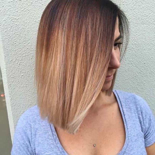 31 Cool Balayage Ideas For Short Hair | Stayglam Inside Half Bob Half Pixie Hairstyles With Cool Blonde Balayage (View 18 of 20)