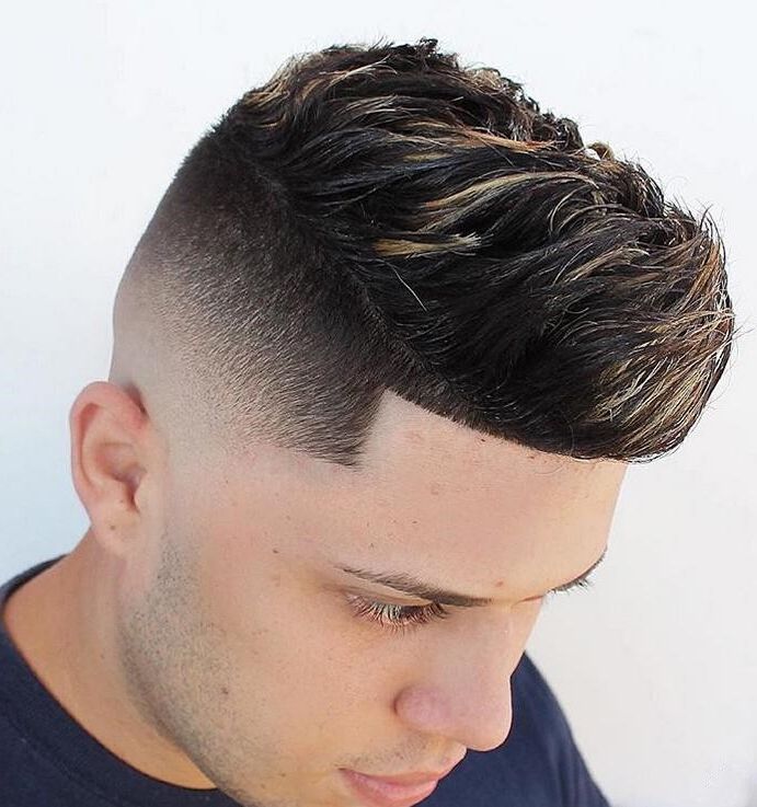 50 Brilliant Black Hair With Highlights Ideas For Men For Black Hairstyles With Brown Highlights (View 19 of 20)