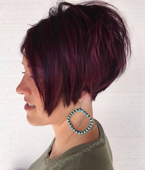 50 Edgy, Shaggy, Messy, Spiky, Choppy Pixie Haircuts Within Balayage For Short Stacked Bob Hairstyles (View 11 of 20)