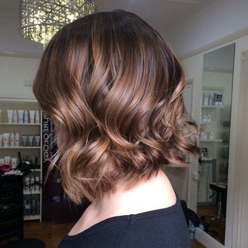 50 Hottest Balayage Hairstyles For Short Hair – Balayage Inside Short Brown Balayage Hairstyles (View 15 of 20)