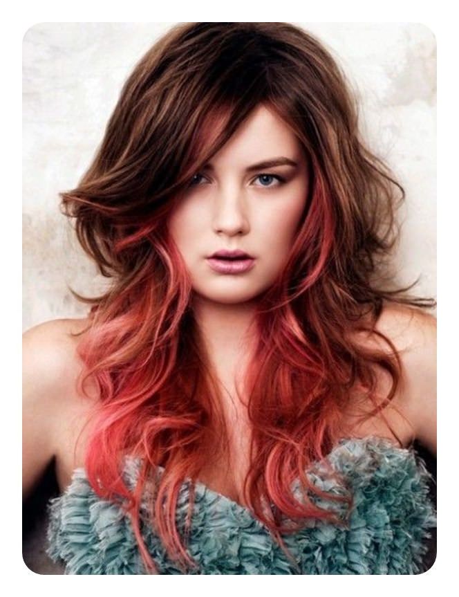 72 Stunning Red Hair Color Ideas With Highlights For Natural Brown Hairstyles With Barely There Red Highlights (Gallery 20 of 20)