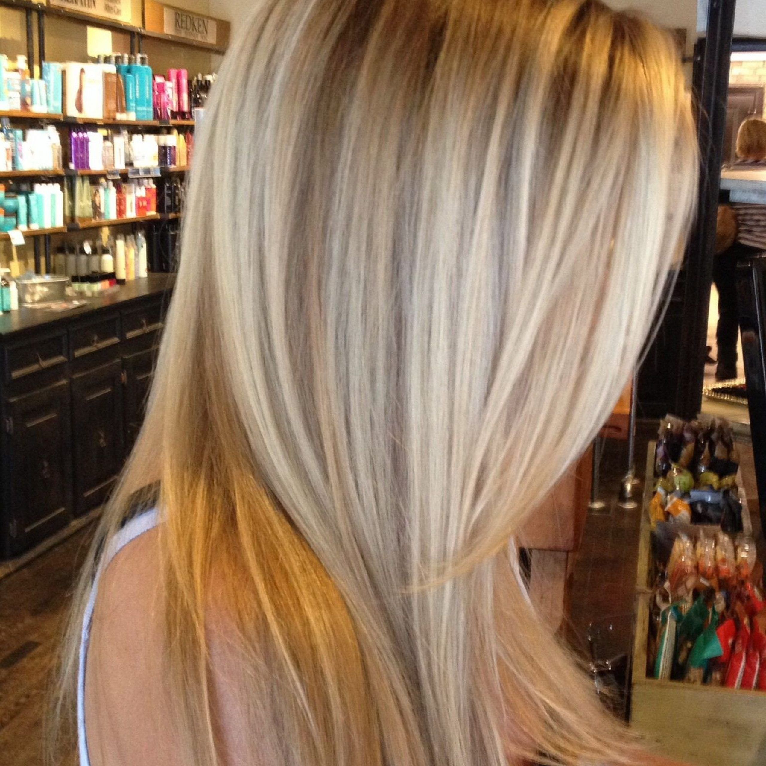 Balayage Blonde Straight | Straight Blonde Hair, Long In Long Pixie Hairstyles With Dramatic Blonde Balayage (Gallery 20 of 20)